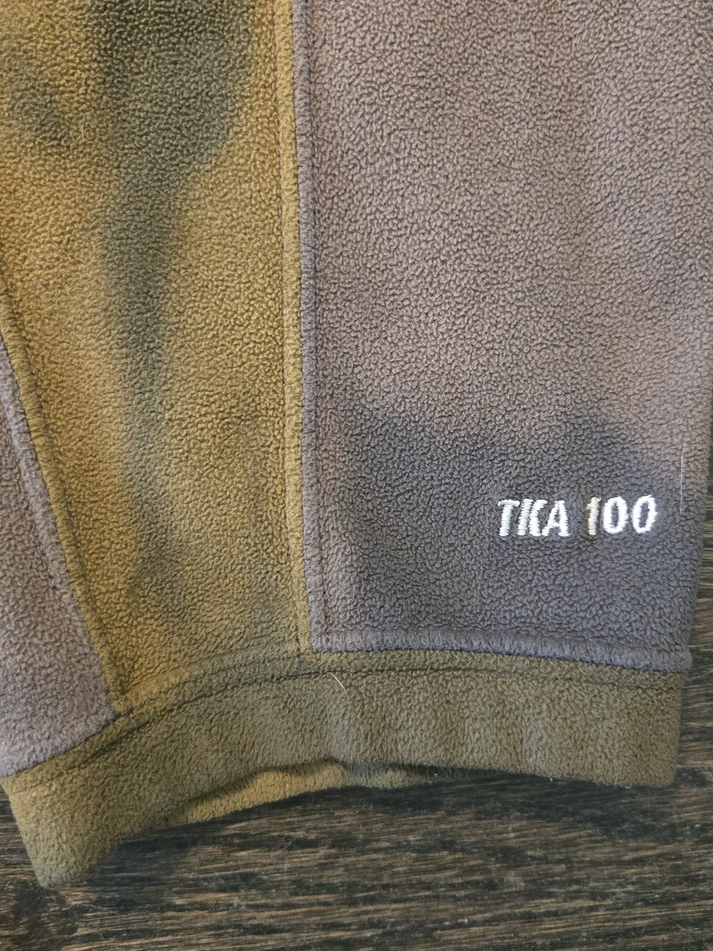 Custom Bleached North Face TKA 100 Fleece 